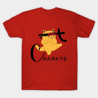 Cute KARATE Cat T-Shirt